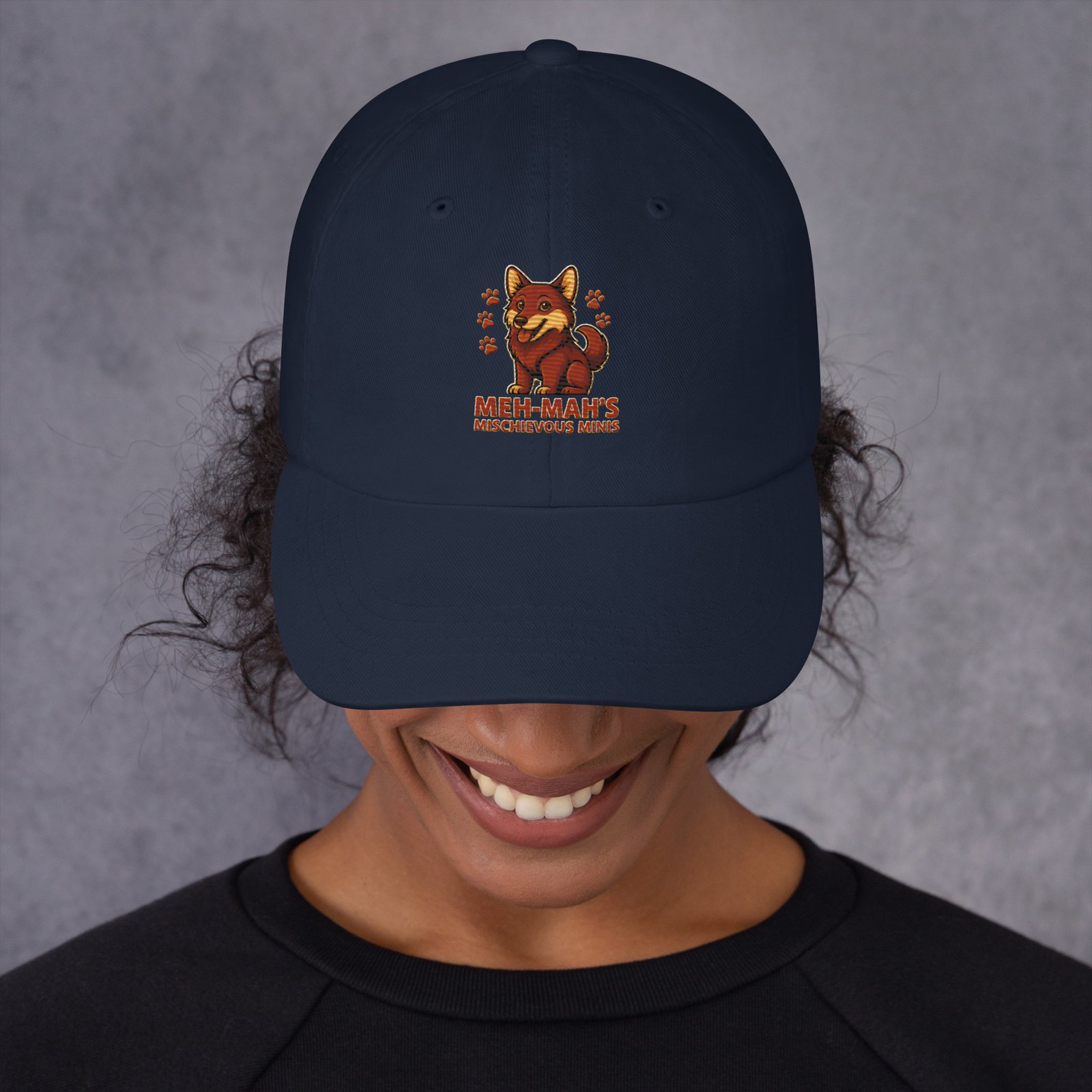 Meh-Mah Logo Dad Hat