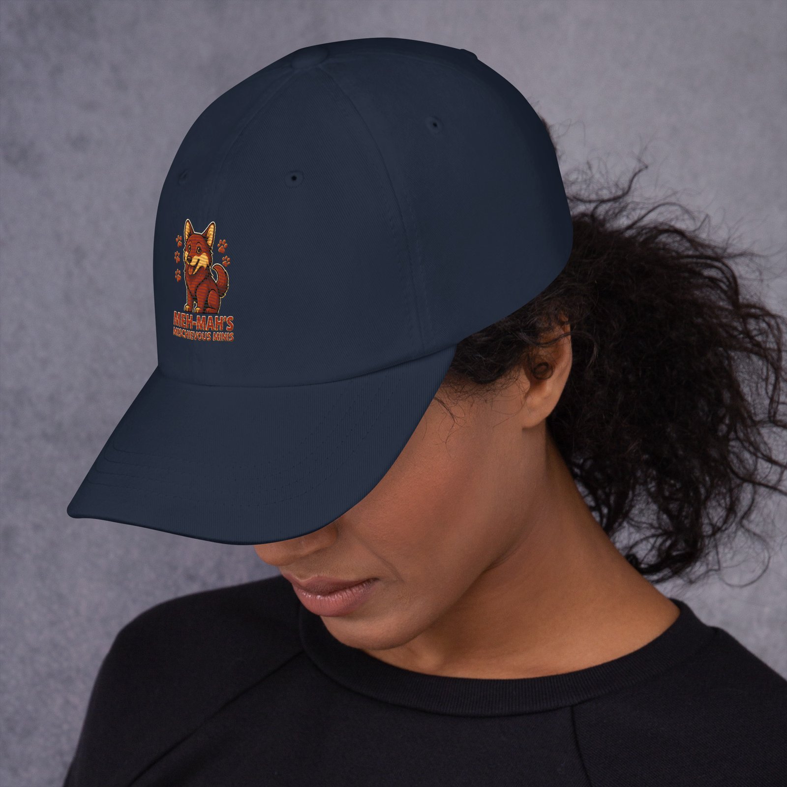 Meh-Mah Logo Dad Hat - Image 2