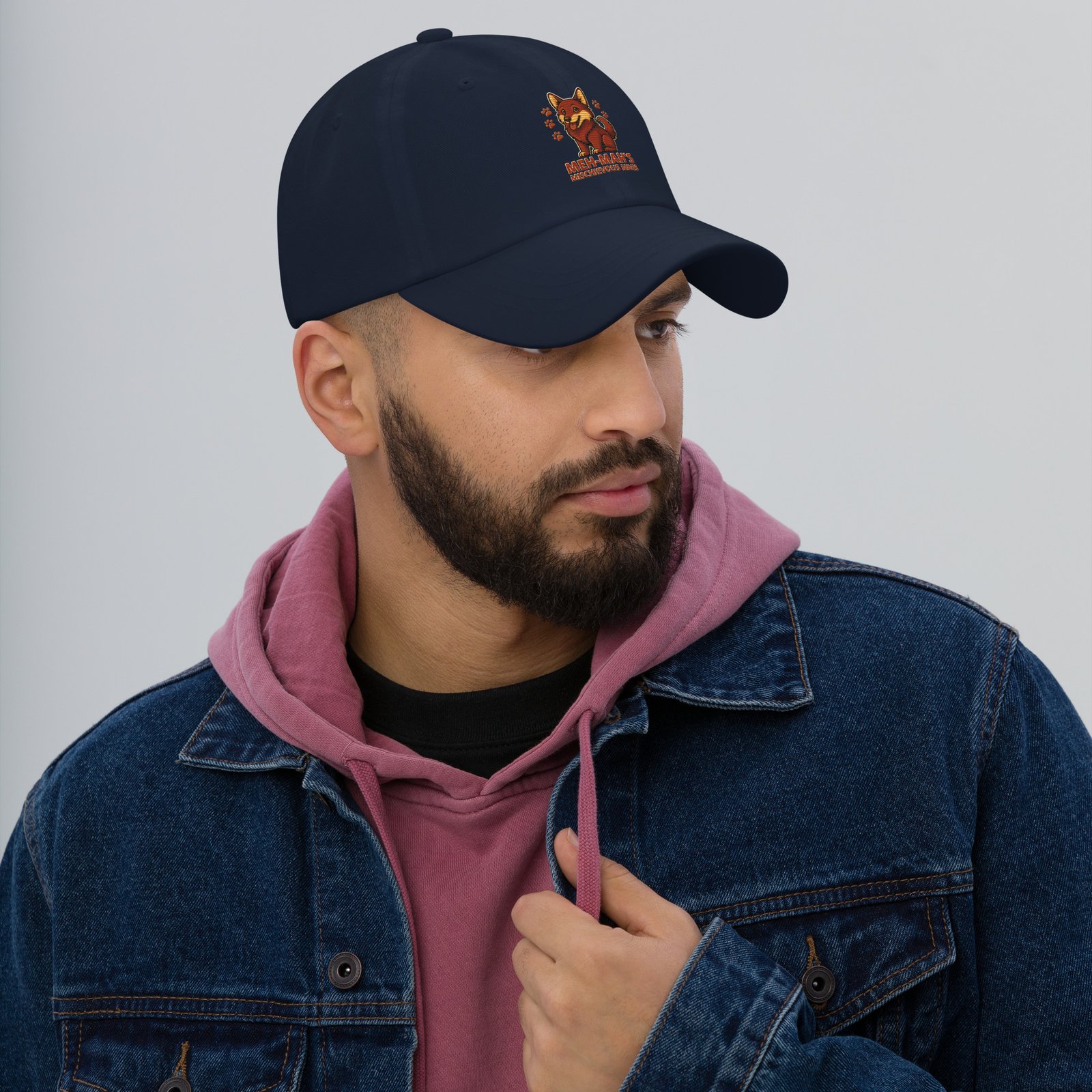 Meh-Mah Logo Dad Hat - Image 4