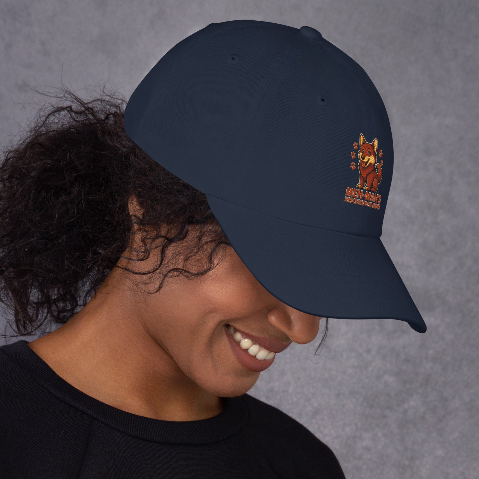 Meh-Mah Logo Dad Hat - Image 3