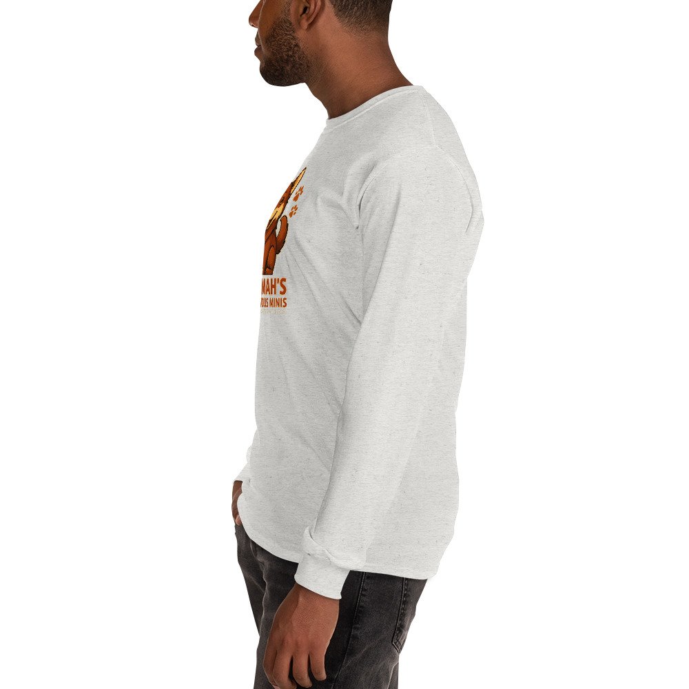 Meh-Mah Logo Men's Long Sleeve Shirt - Image 81