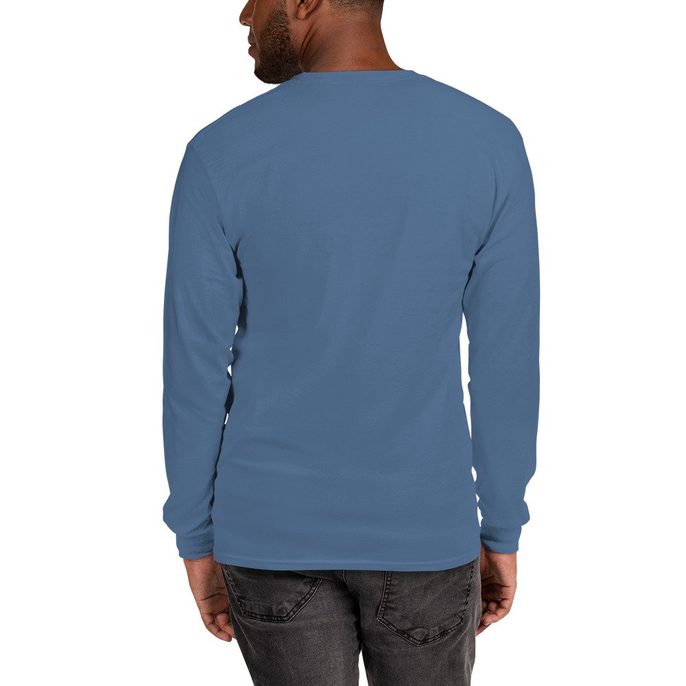 Meh-Mah Logo Men's Long Sleeve Shirt - Image 44