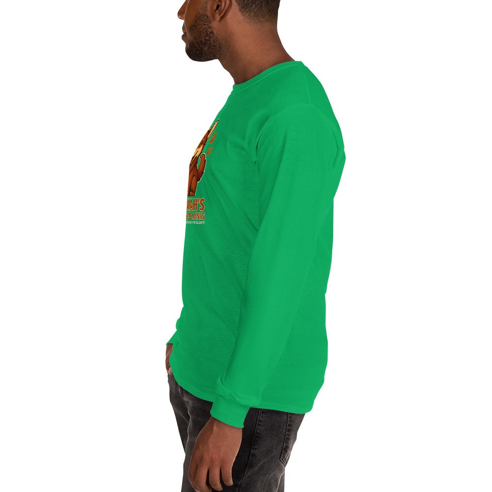 Meh-Mah Logo Men's Long Sleeve Shirt - Image 51