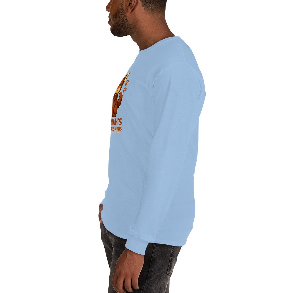 Meh-Mah Logo Men's Long Sleeve Shirt - Image 63