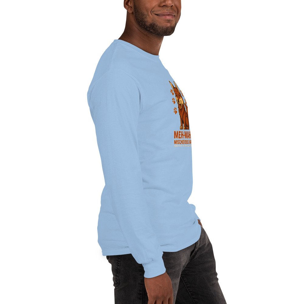 Meh-Mah Logo Men's Long Sleeve Shirt - Image 65