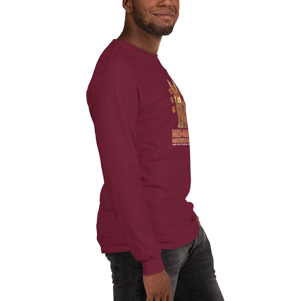 Meh-Mah Logo Men's Long Sleeve Shirt - Image 17