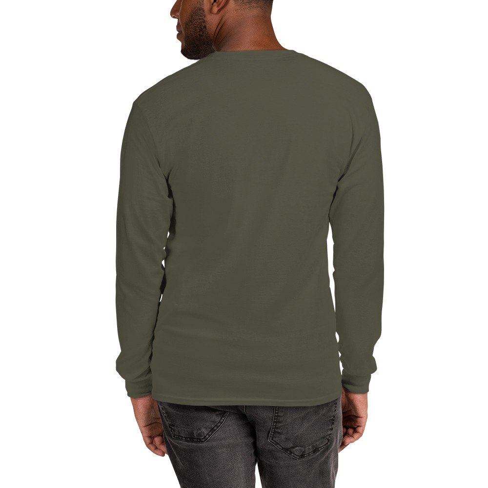 Meh-Mah Logo Men's Long Sleeve Shirt - Image 38