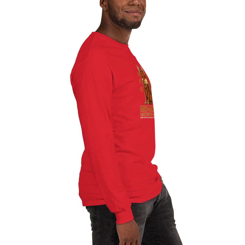 Meh-Mah Logo Men's Long Sleeve Shirt - Image 29