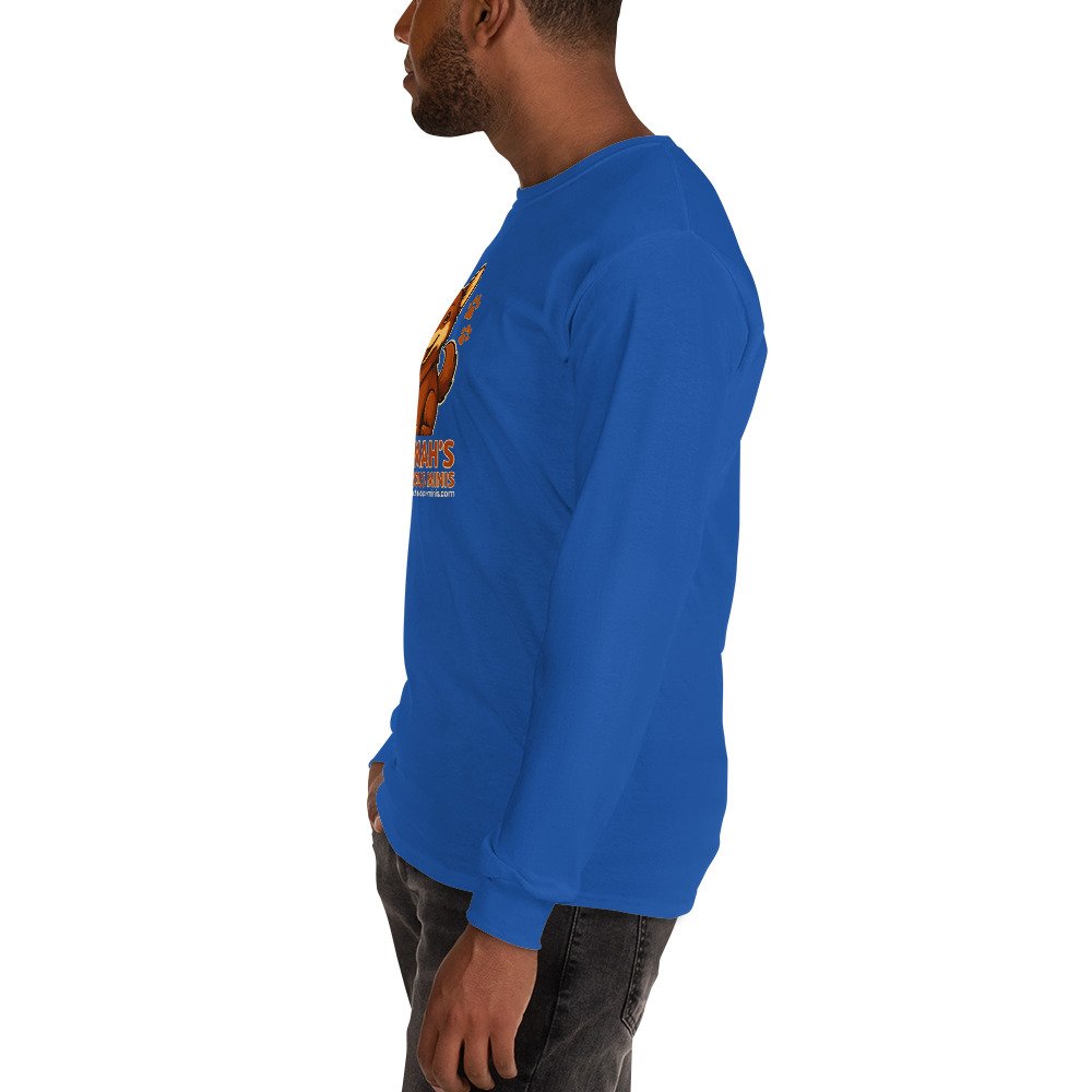 Meh-Mah Logo Men's Long Sleeve Shirt - Image 33