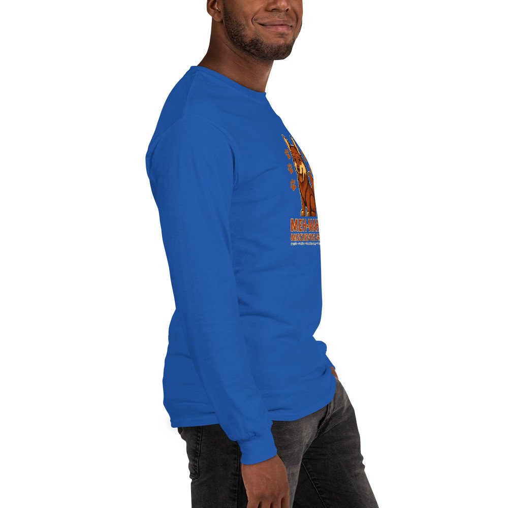 Meh-Mah Logo Men's Long Sleeve Shirt - Image 35