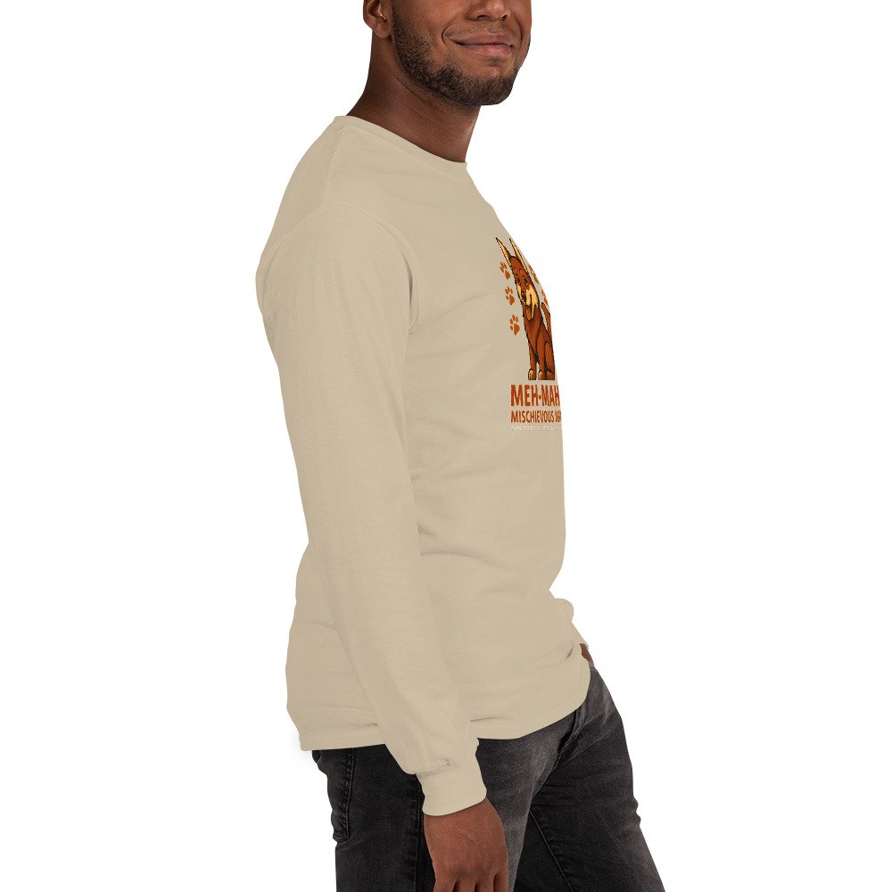 Meh-Mah Logo Men's Long Sleeve Shirt - Image 71