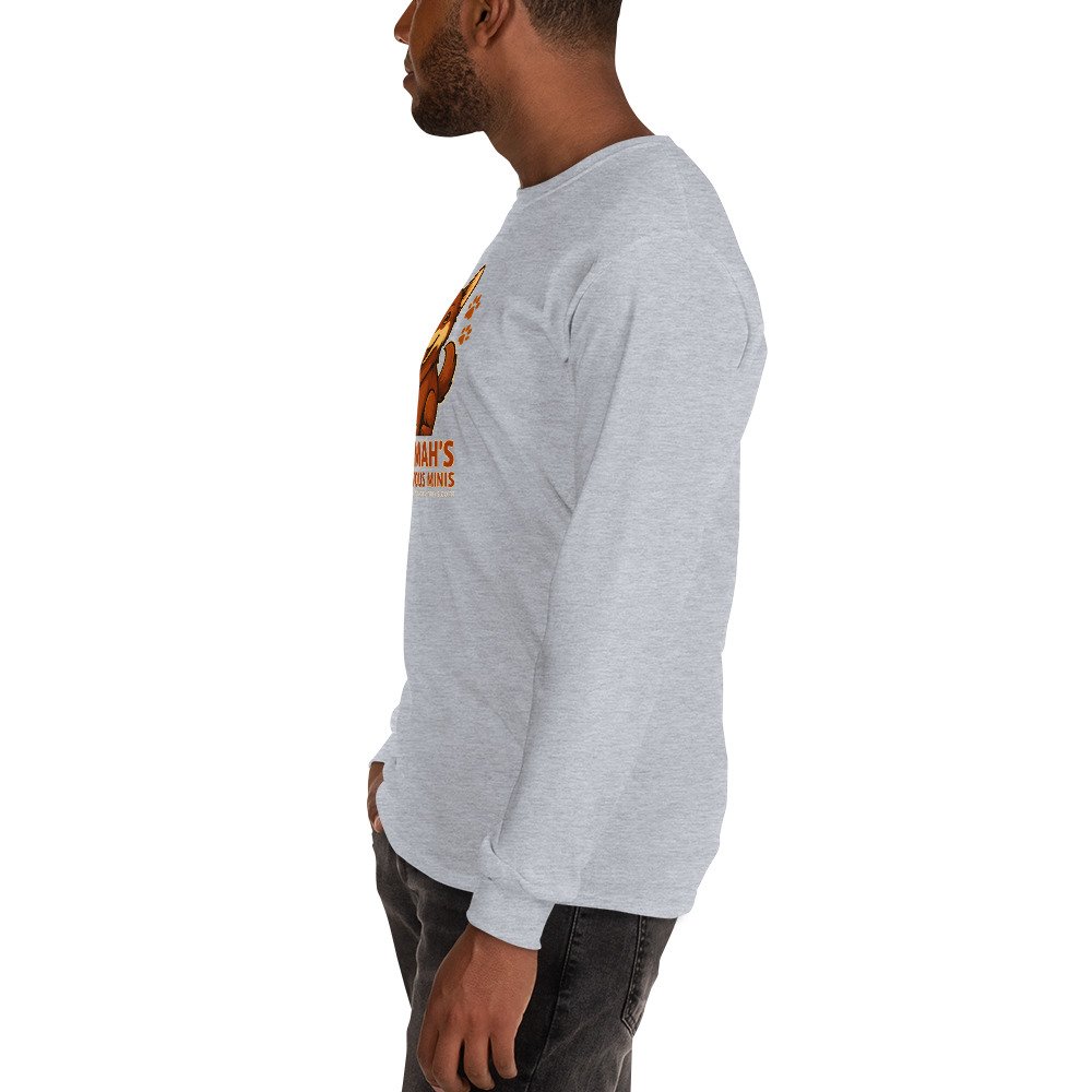 Meh-Mah Logo Men's Long Sleeve Shirt - Image 57