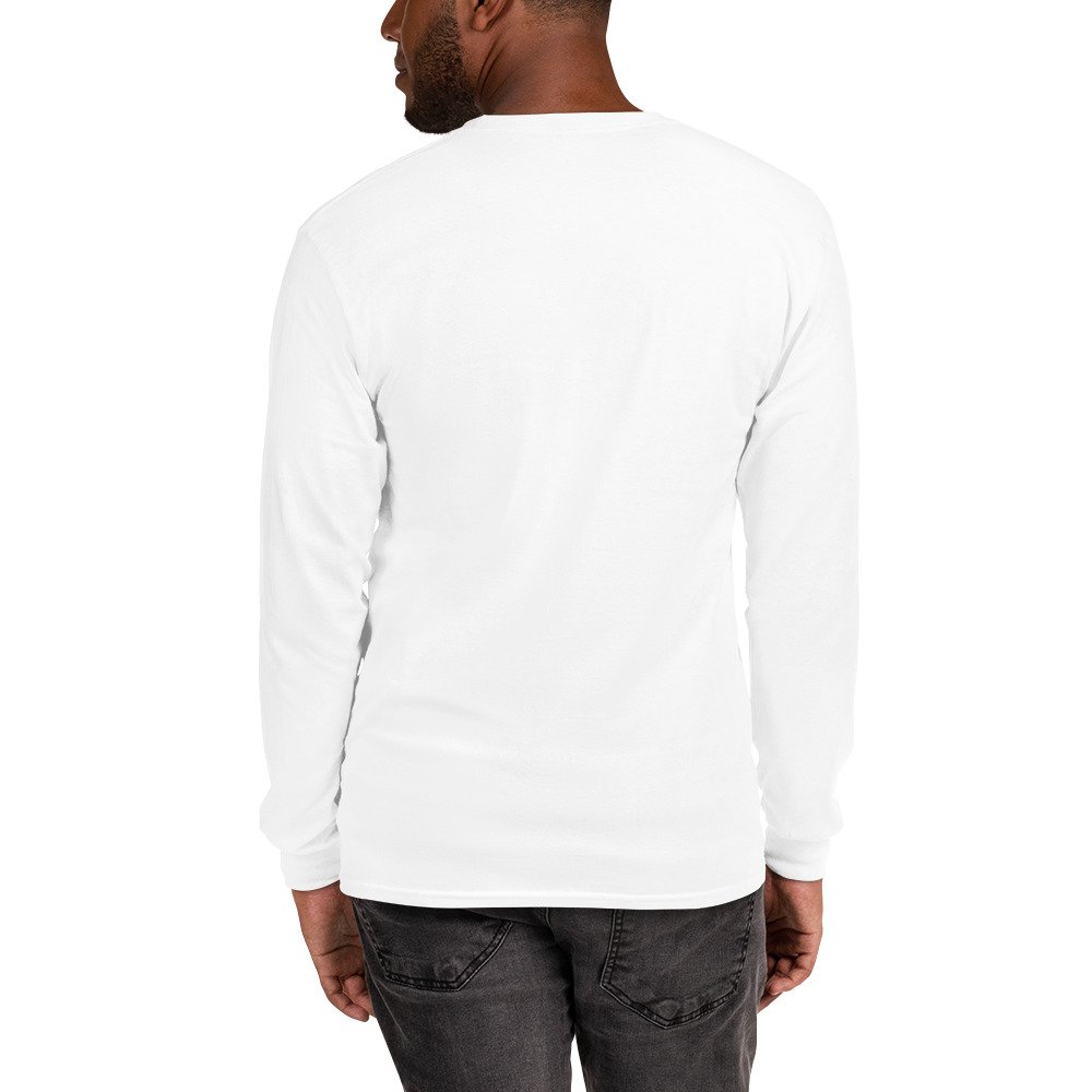 Meh-Mah Logo Men's Long Sleeve Shirt - Image 86