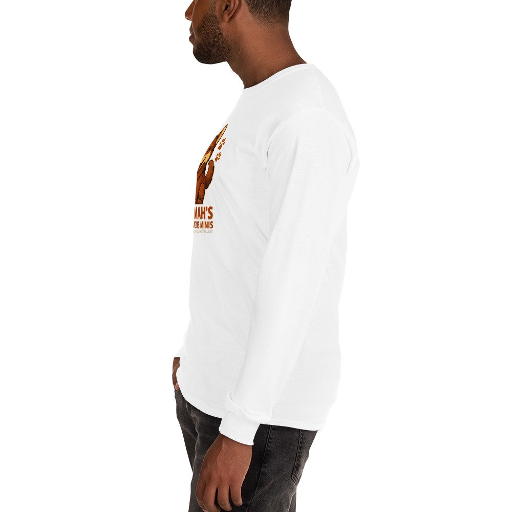 Meh-Mah Logo Men's Long Sleeve Shirt - Image 87