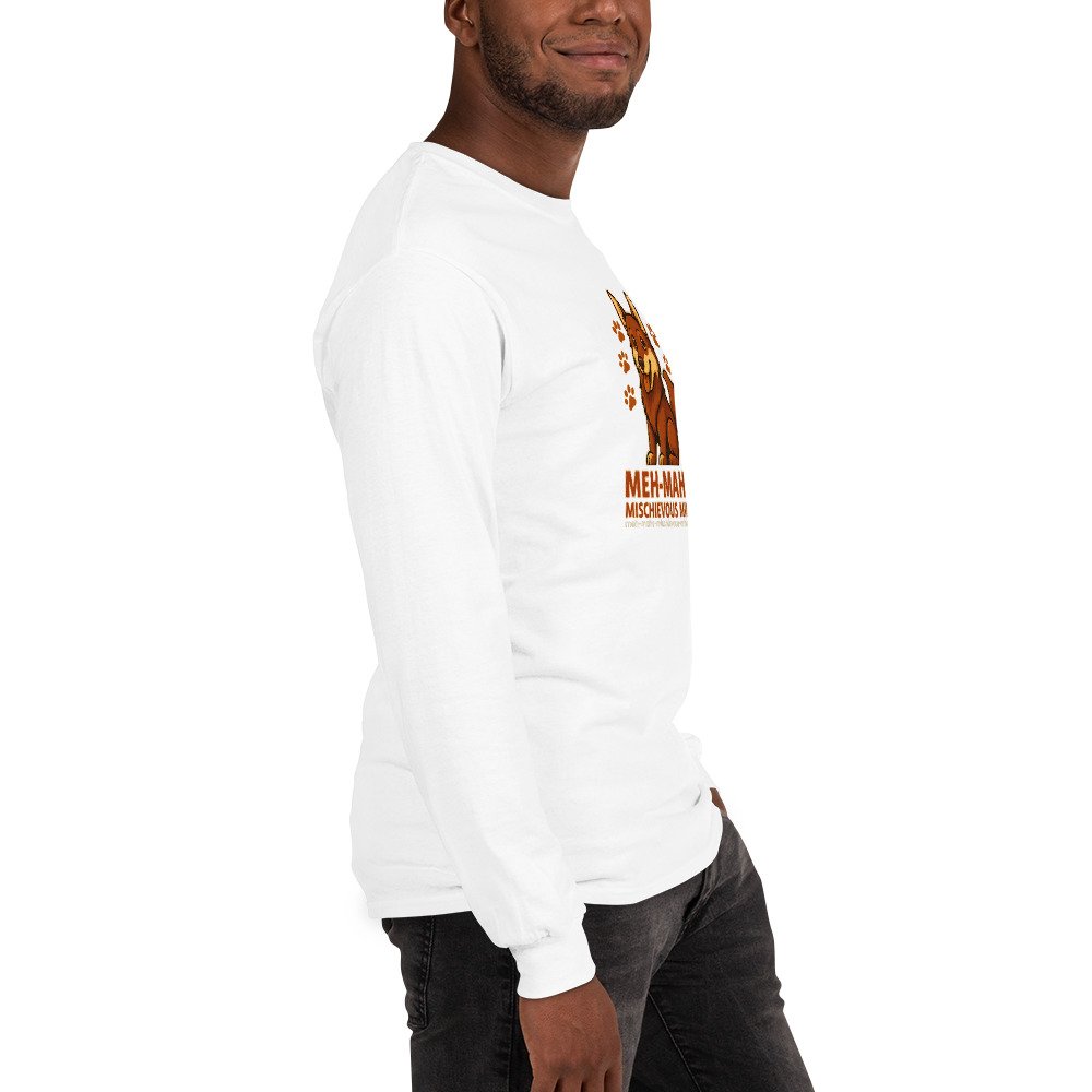 Meh-Mah Logo Men's Long Sleeve Shirt - Image 89