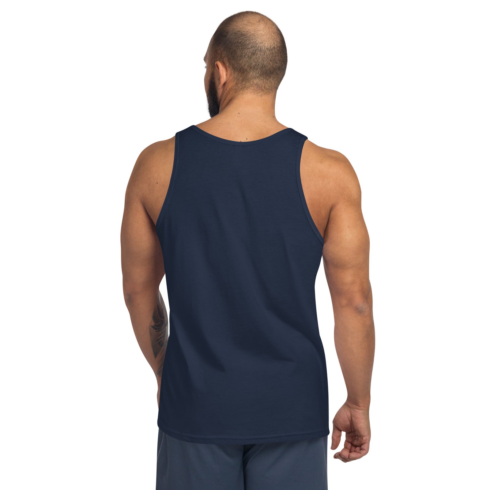Meh-Mah Logo Men's Tank Top - Image 4