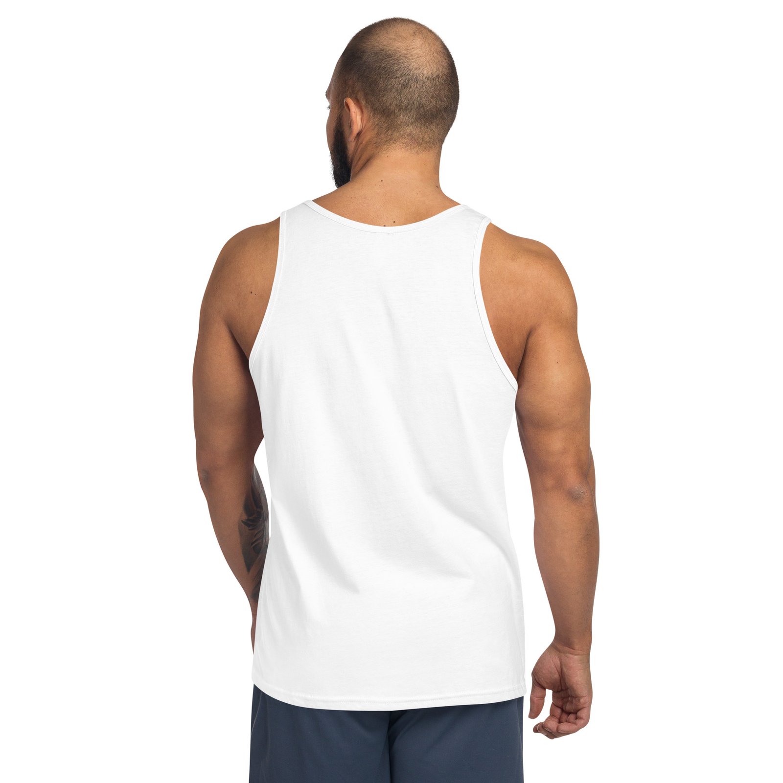 Meh-Mah Logo Men's Tank Top - Image 12