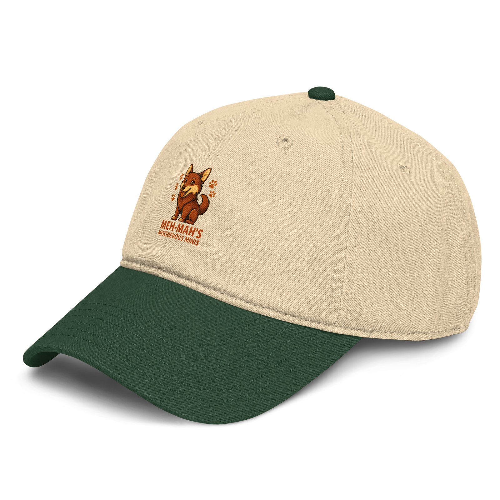 Meh-Mah Logo Garment Washed Baseball Cap - Image 19