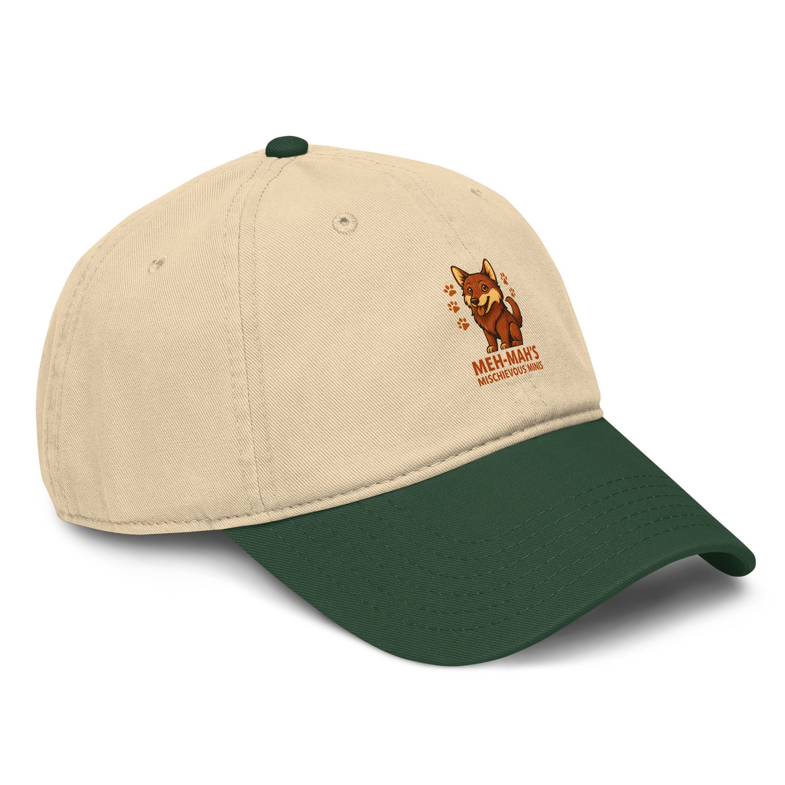 Meh-Mah Logo Garment Washed Baseball Cap - Image 20