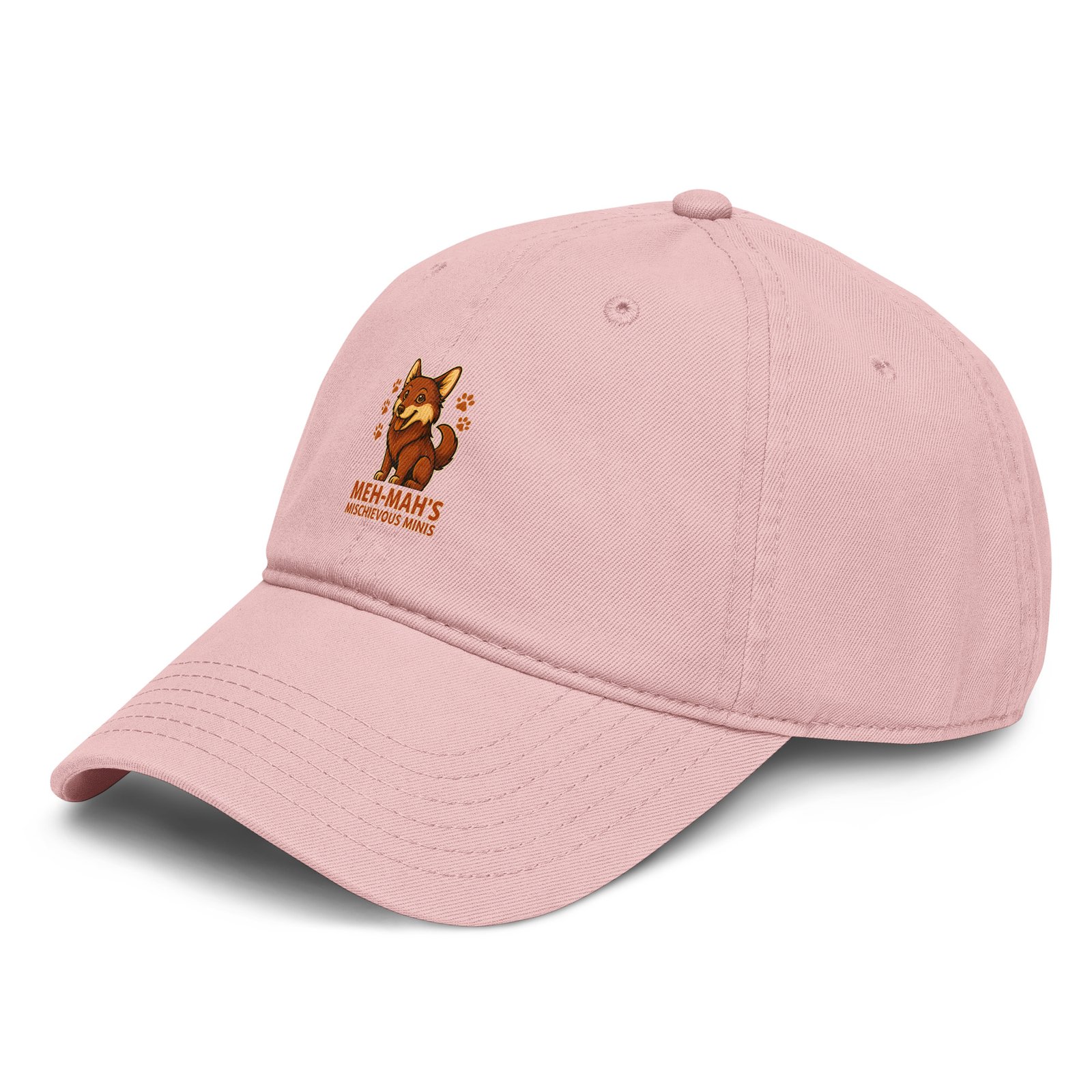 Meh-Mah Logo Garment Washed Baseball Cap - Image 15