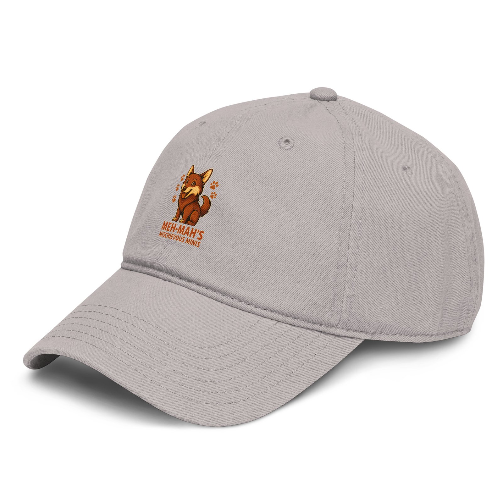 Meh-Mah Logo Garment Washed Baseball Cap - Image 12
