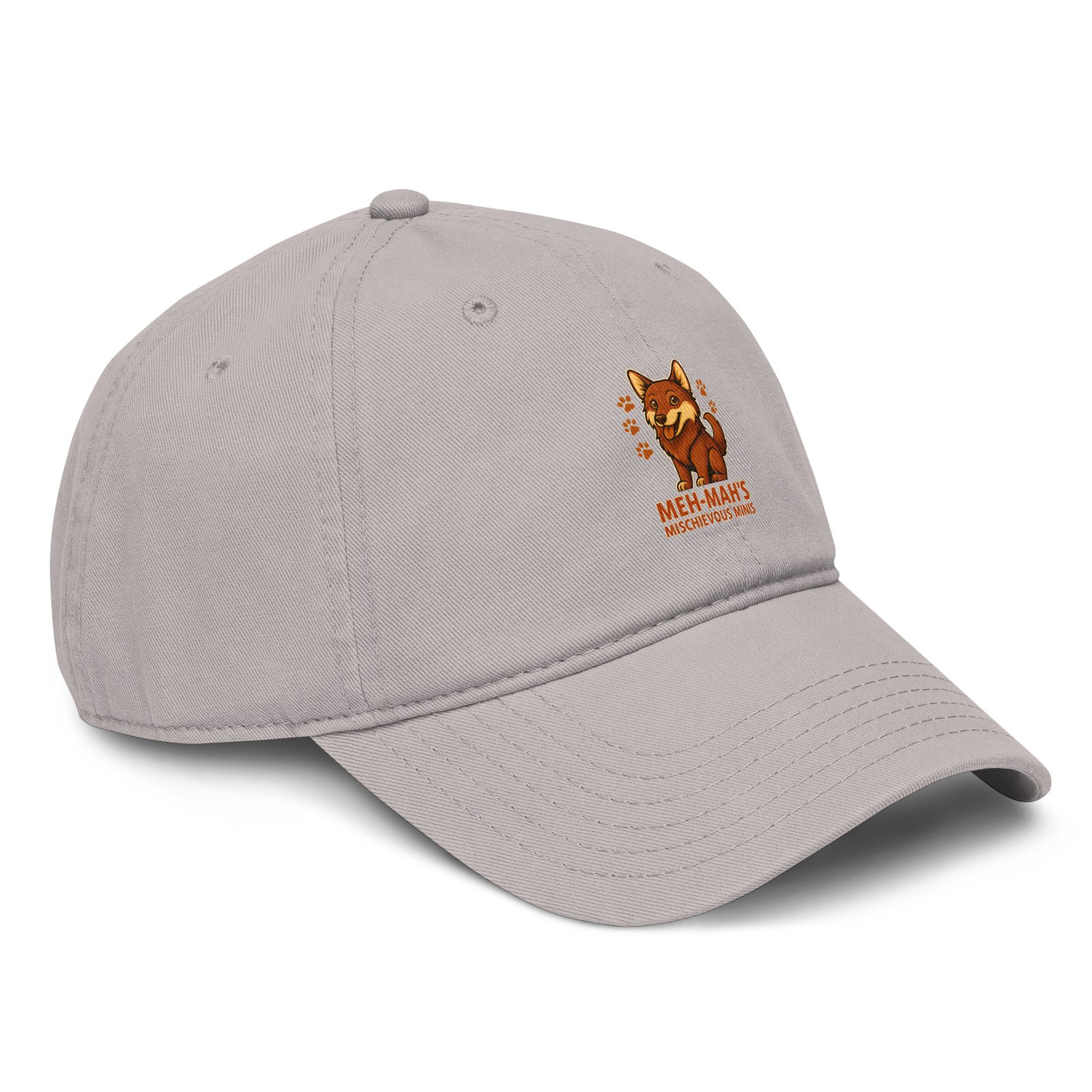 Meh-Mah Logo Garment Washed Baseball Cap - Image 13