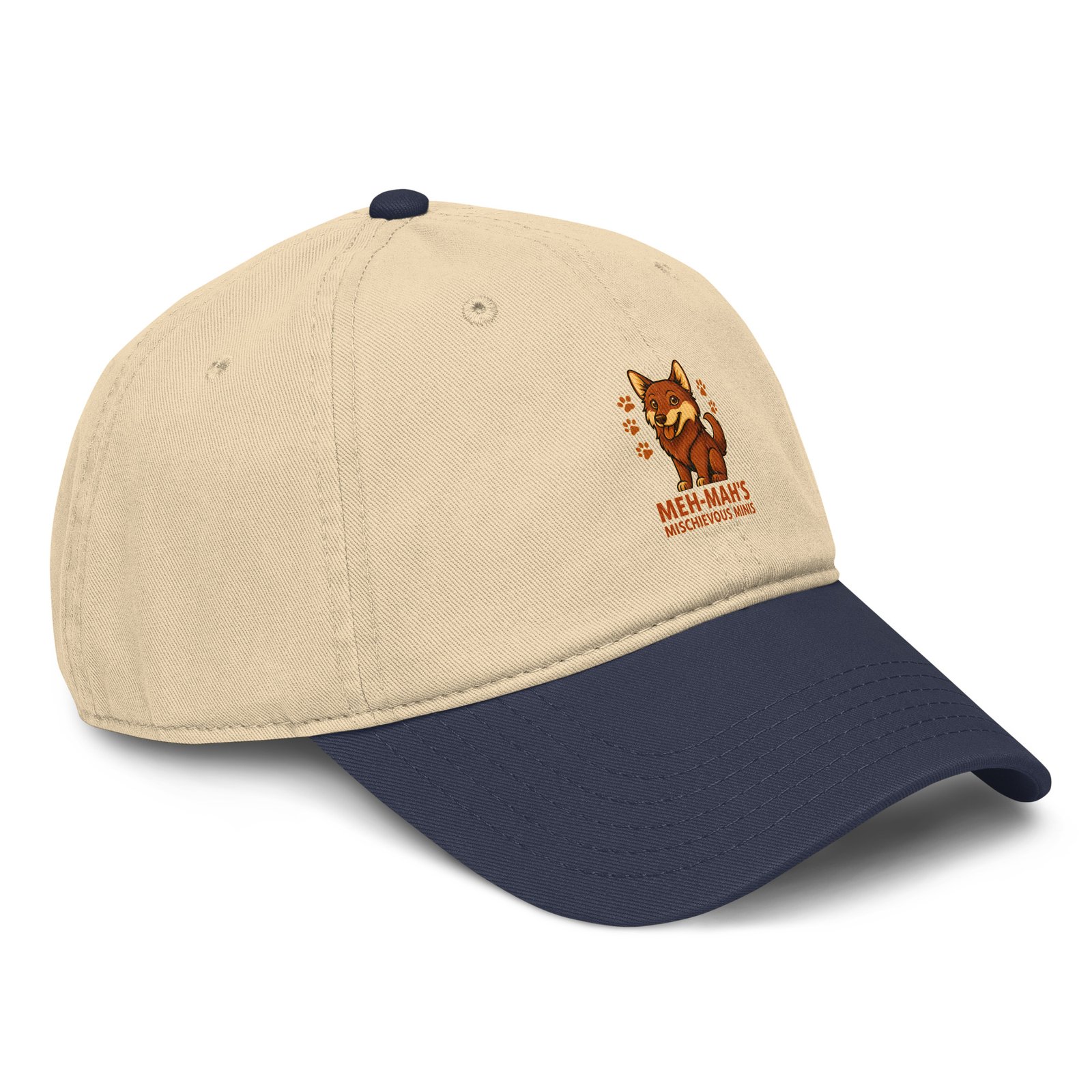 Meh-Mah Logo Garment Washed Baseball Cap - Image 24