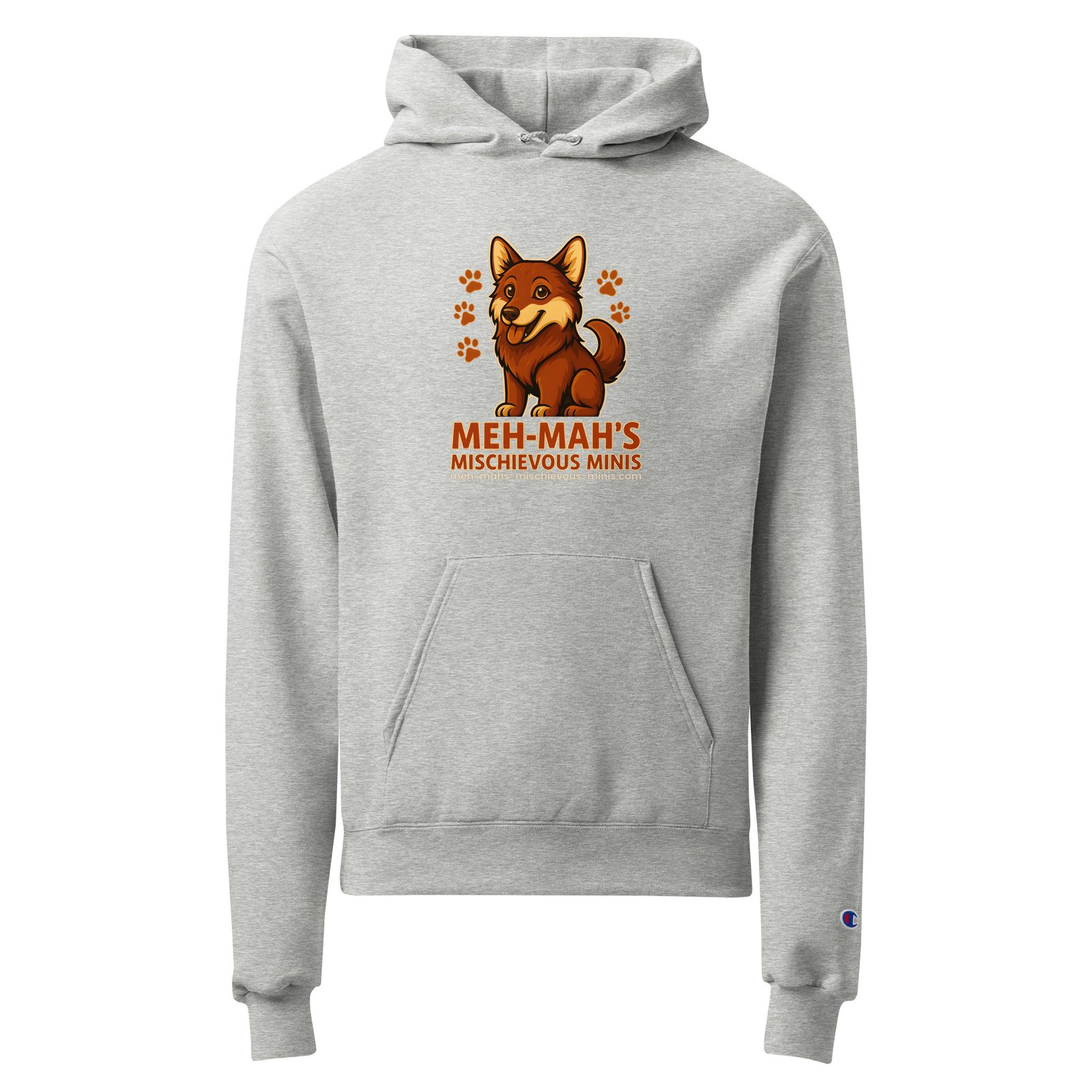 Meh-Mah Logo Unisex Champion Hoodie - Image 5