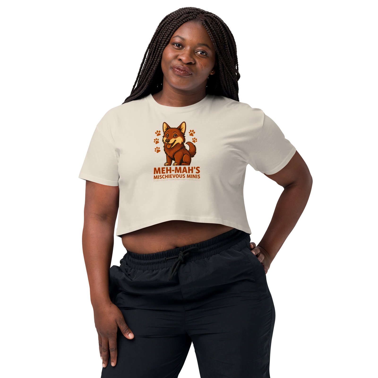 Meh-Mah Logo Signature Women's Crop Top - Image 26