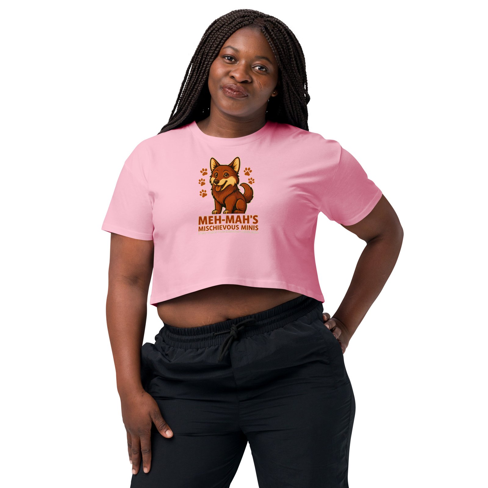 Meh-Mah Logo Signature Women's Crop Top - Image 16