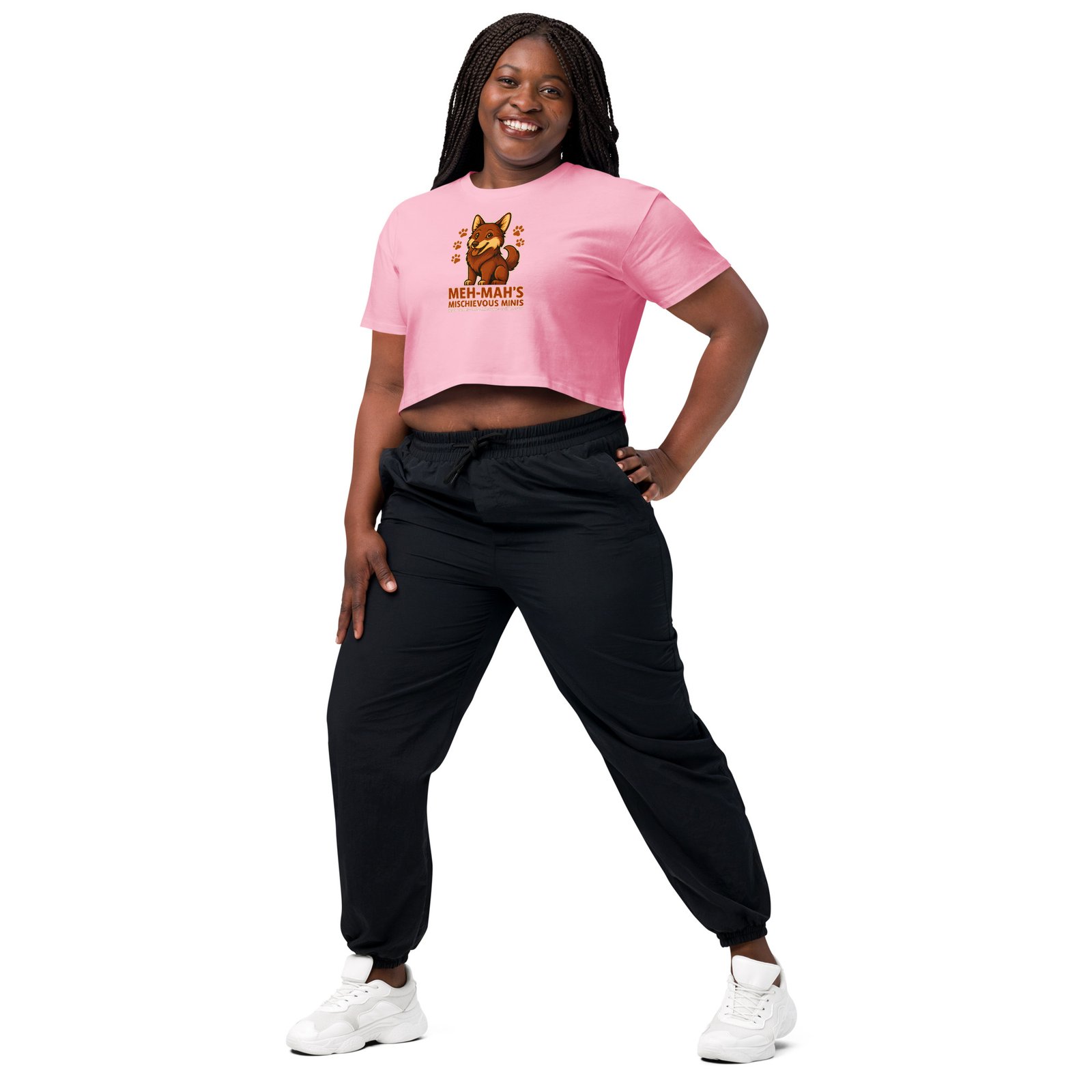 Meh-Mah Logo Signature Women's Crop Top - Image 18