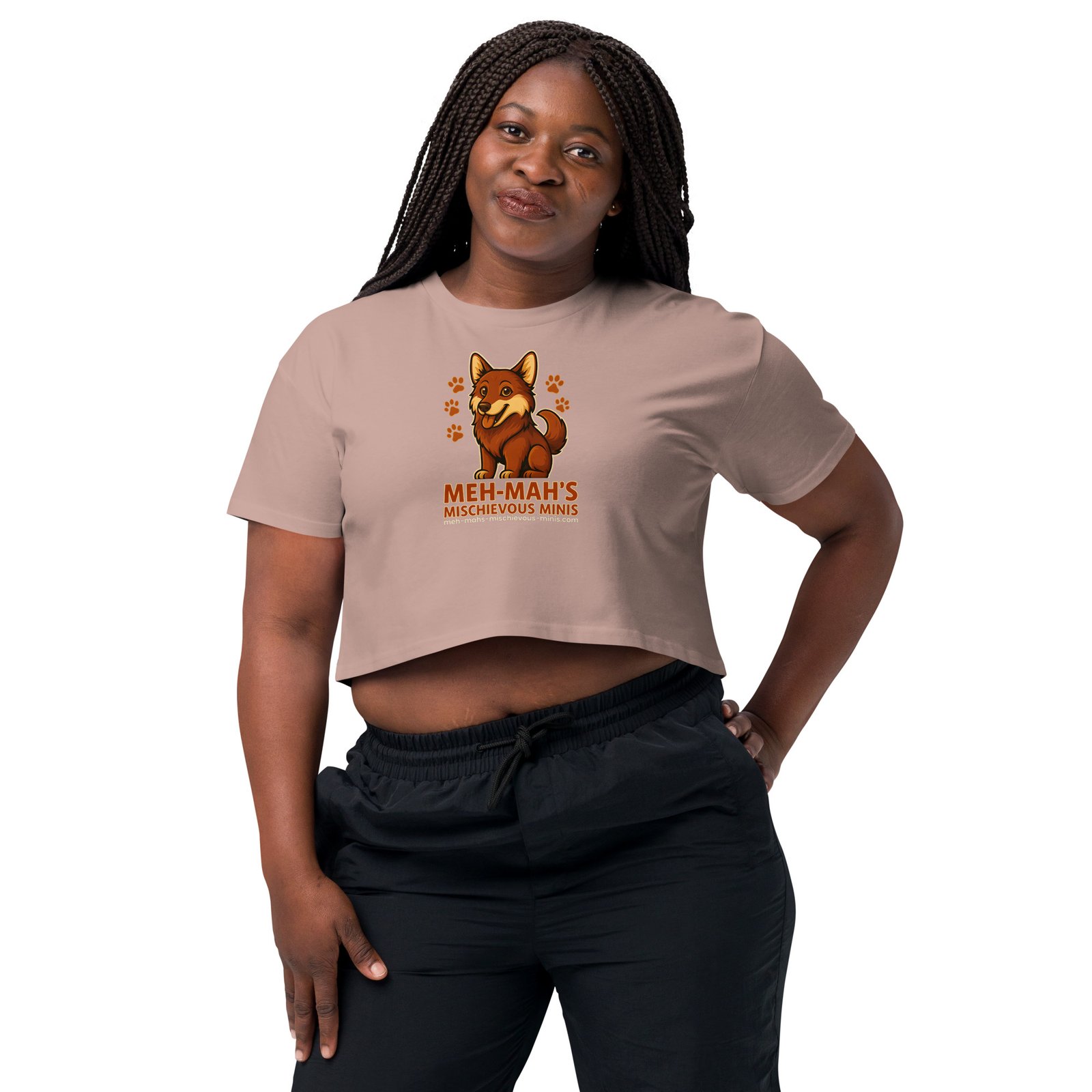Meh-Mah Logo Signature Women's Crop Top - Image 11