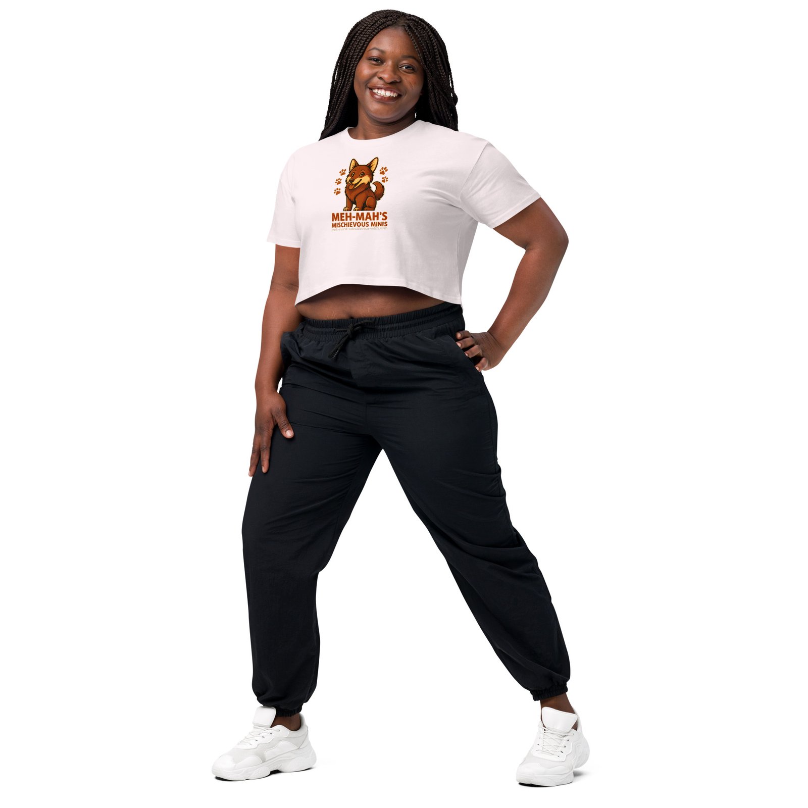 Meh-Mah Logo Signature Women's Crop Top - Image 33