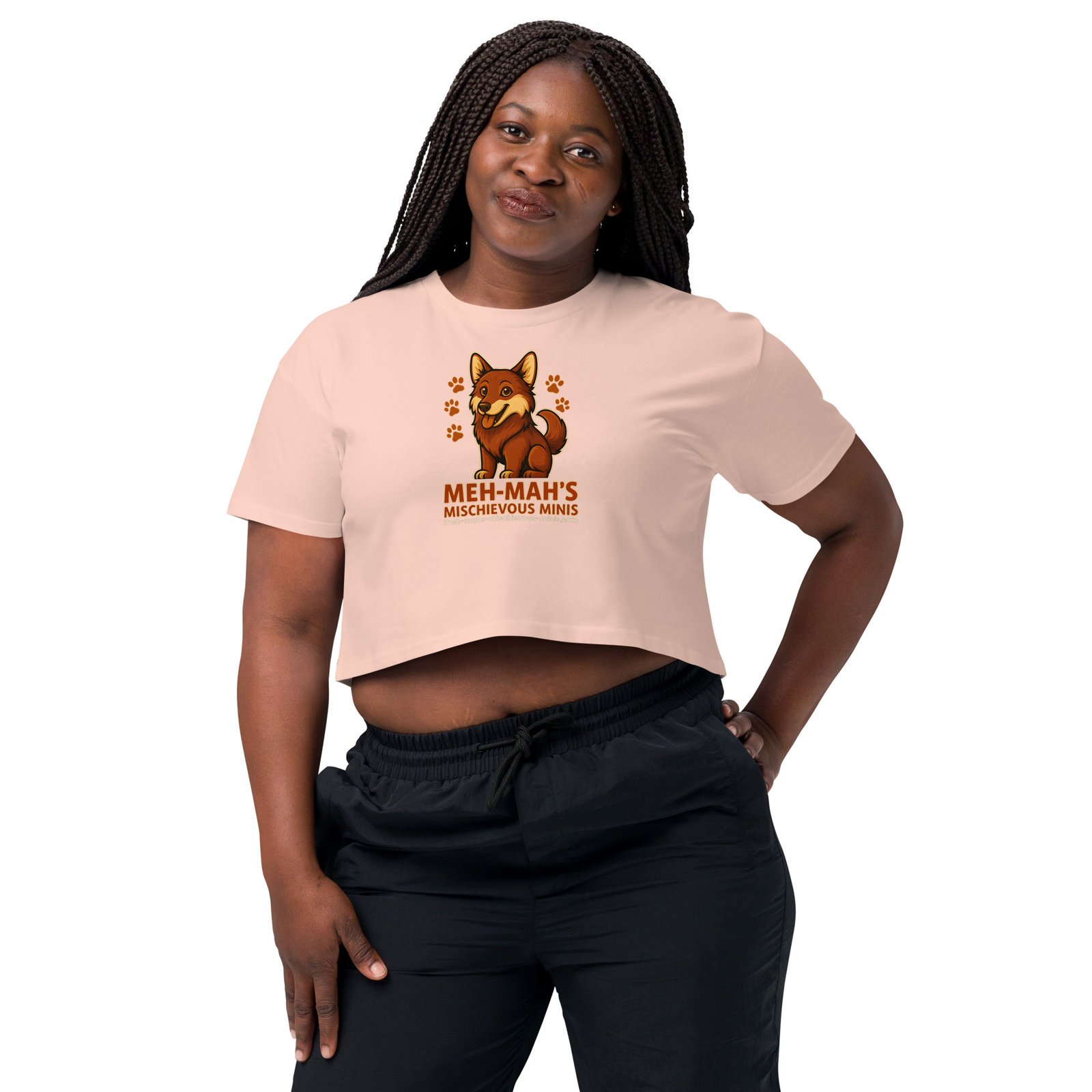 Meh-Mah Logo Signature Women's Crop Top - Image 21