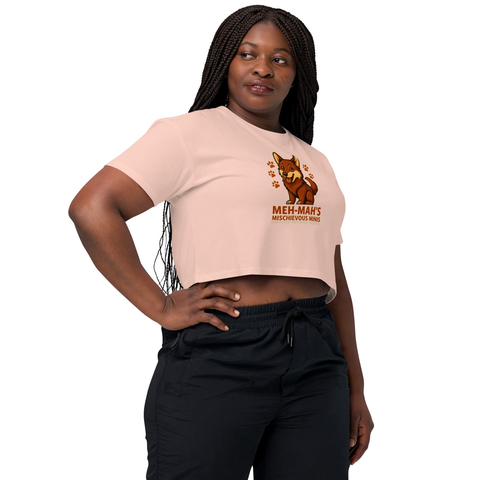 Meh-Mah Logo Signature Women's Crop Top - Image 22
